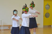 Year 5 explore Brazilian traditions during a colourful workshop!