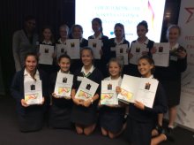 Year 7 DT winners attend StarPack Awards