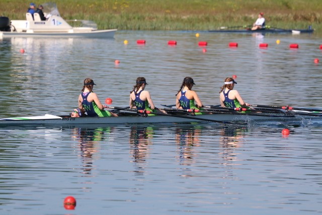 Rowing for gold in the Ball Cup